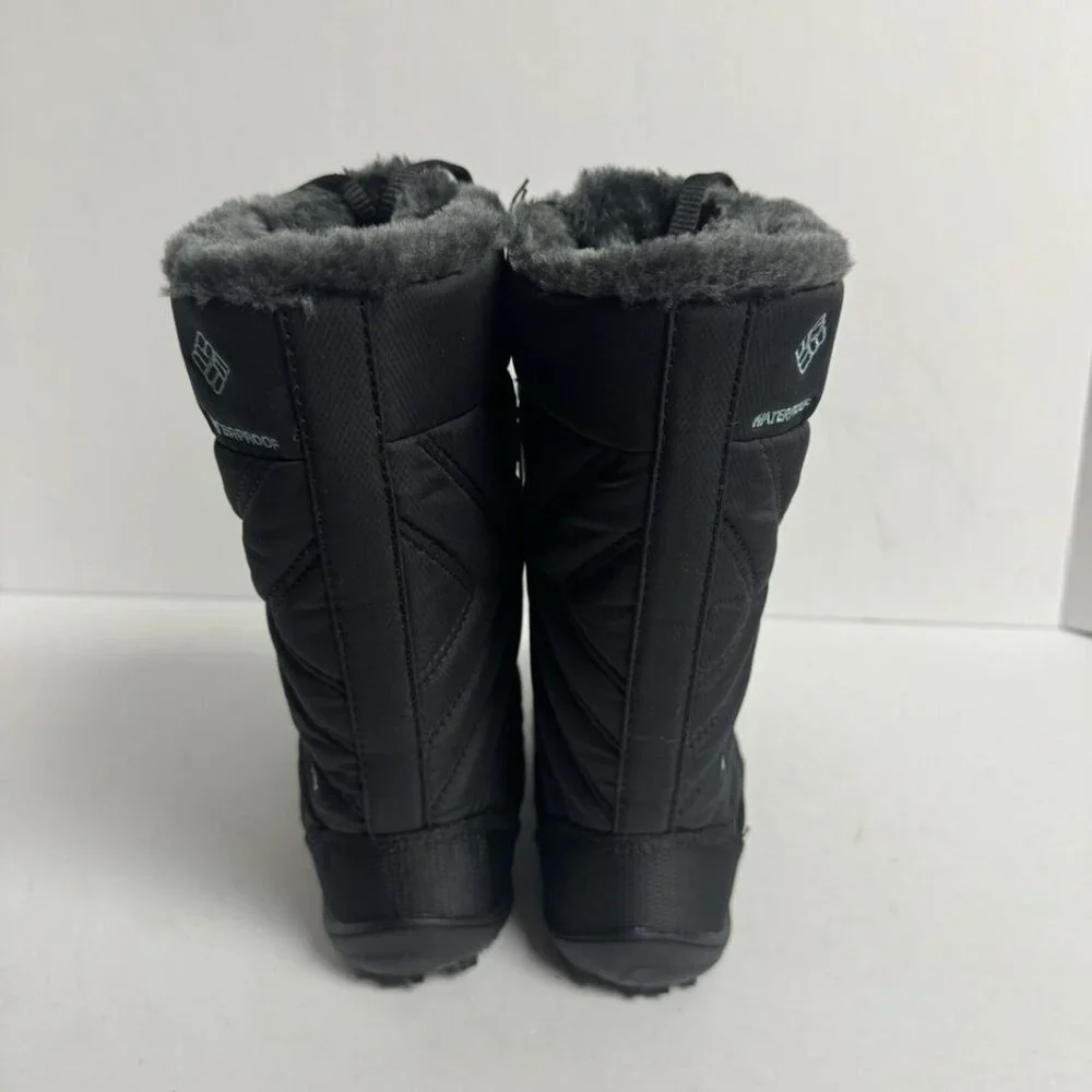 Columbia Youth Minx Mid III Waterproof Omni Heat Boot Black Size 1 M